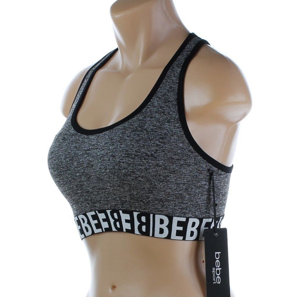 Bebe padded M Sports Bra NWT - Picture 2 of 10